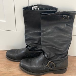 Frye Veronica Slouch Boots in Black